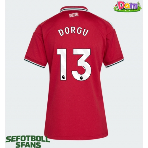 Manchester United Patrick Dorgu #13 Hemmatröja Kvinnor 2026-27 Kortärmad